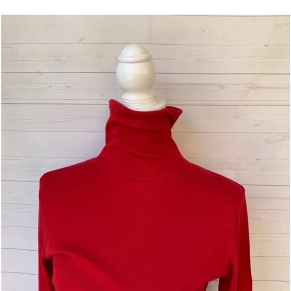 Faded Glory Bold Red Cotton Shirt - Picture 3 of 4